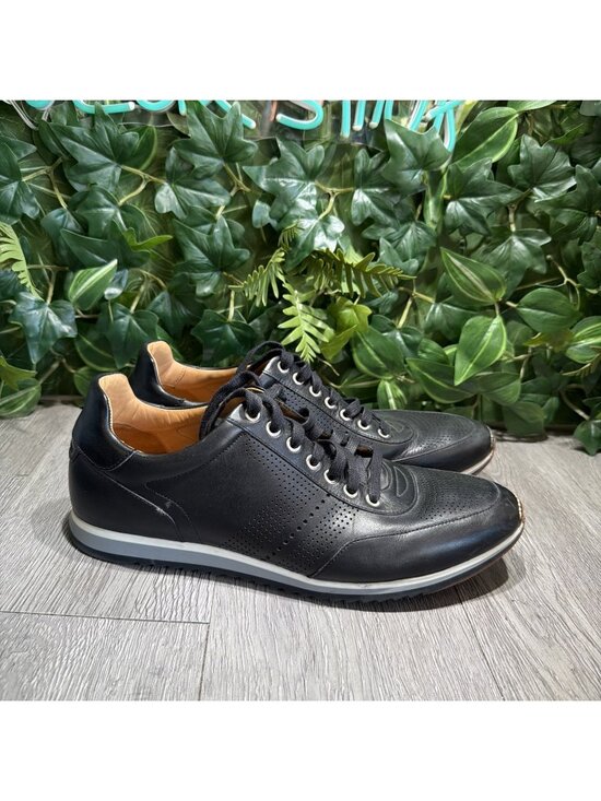 MAGNANNI Pueblo Black Low Top Leather Lace-Up Men\'s Size 9 M Sneakers main image 11